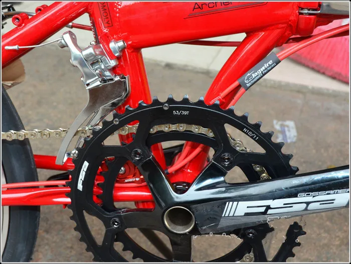 EIOSIX передний переключатель направляющий шкив двойной диск направляющее колесо