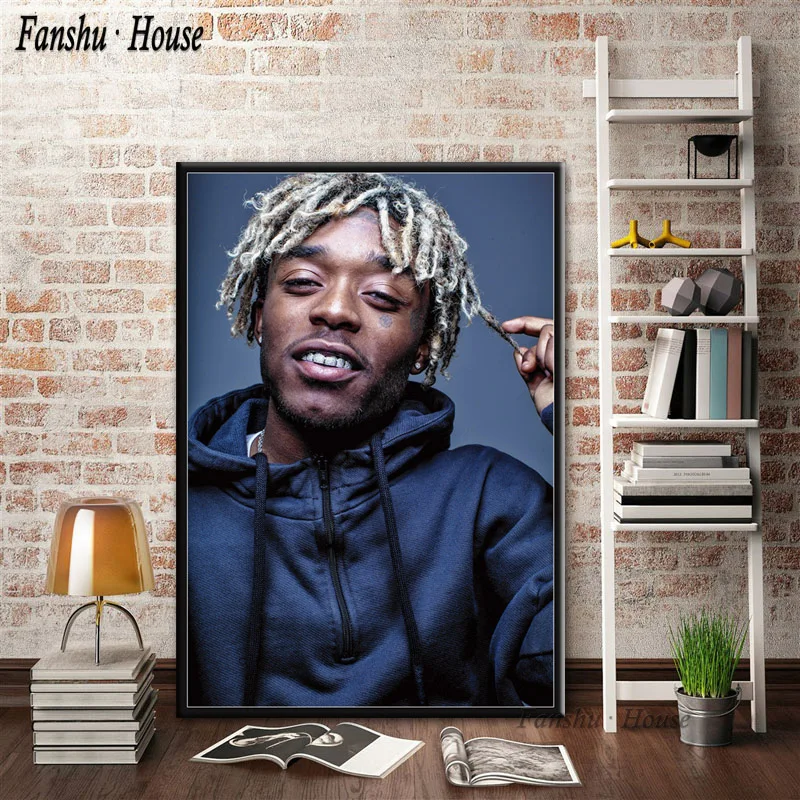 012 Плакат Lil uzi VERT, рэпер певец, звезды, плакаты и принты, Картина на холсте, Настенная картина для гостиной, украшения дома - Цвет: 012