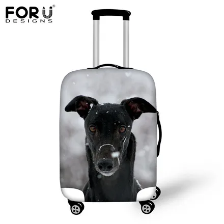 H713 FORUDESIGNS, толстые туристические аксессуары, милый кот, собака, водонепроницаемый, защита от пыли, дождевик для 18-30 дюймов, чехол для багажника, чехол для путешествий - Цвет: H713