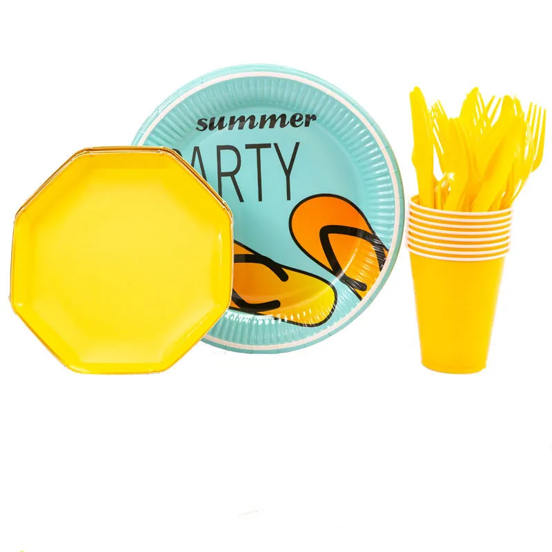 Фламинго украшения для вечеринки дня рождения вечеринок 8 шт./1 упаковка бумажный