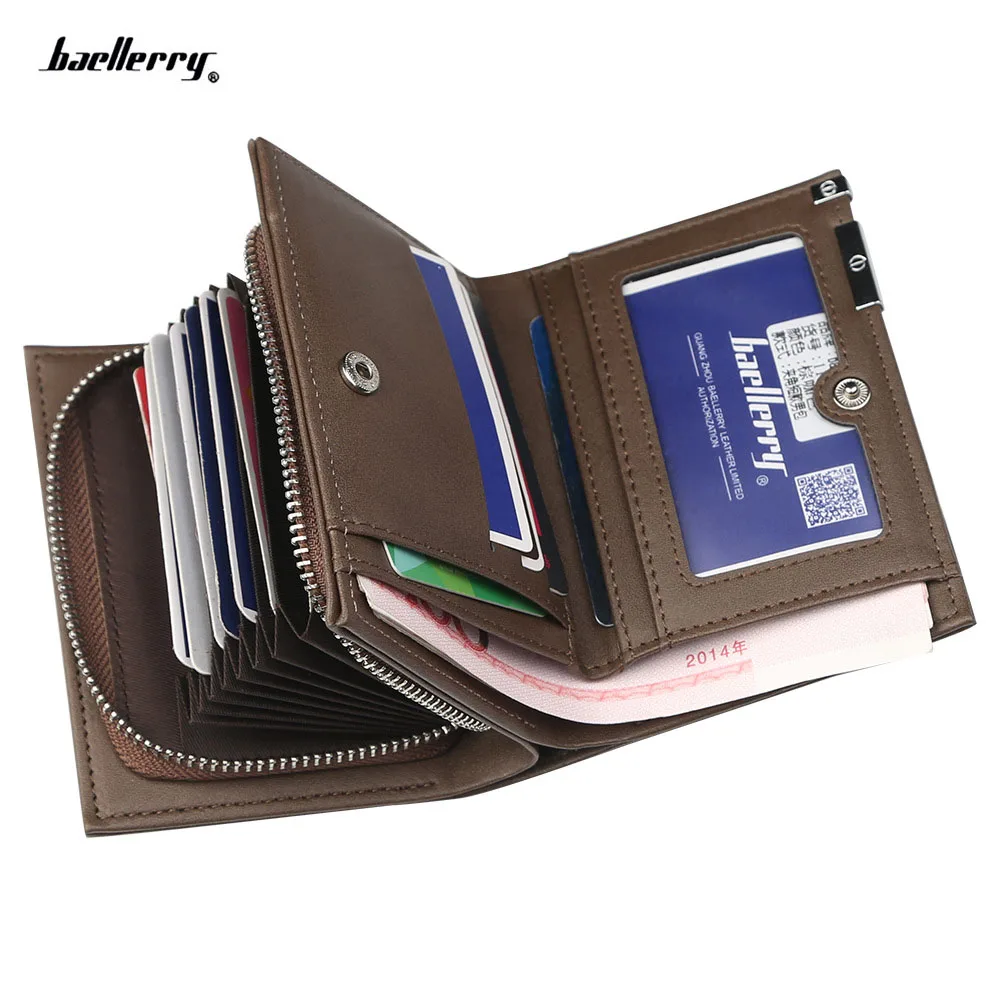 Мужские брендовые кошельки Baellerry модный новый кошелек для карт