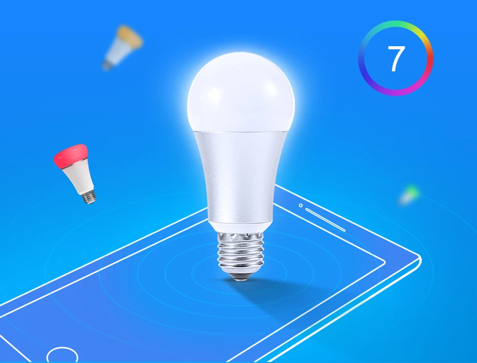 FUNRY WI-FI лампа умный дом светодиодные лампы E27 5 W затемнения RGB Цвет изменение APP дистанционного Управление свет лампы работу с Alexa