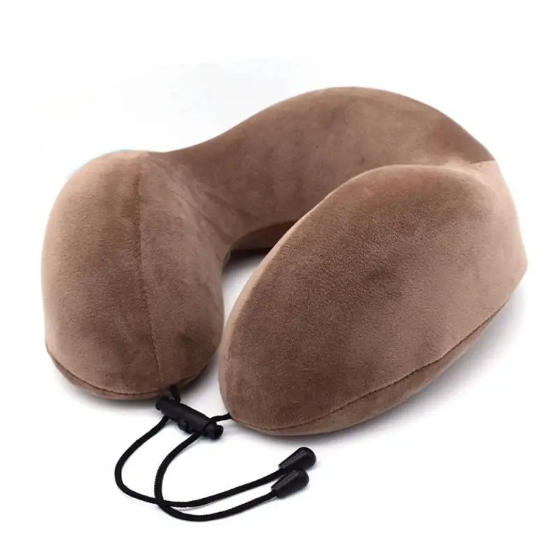 

Memory Foam Solid Color Pillow Travel Pillows U-Shape Travel Pillow Airplane