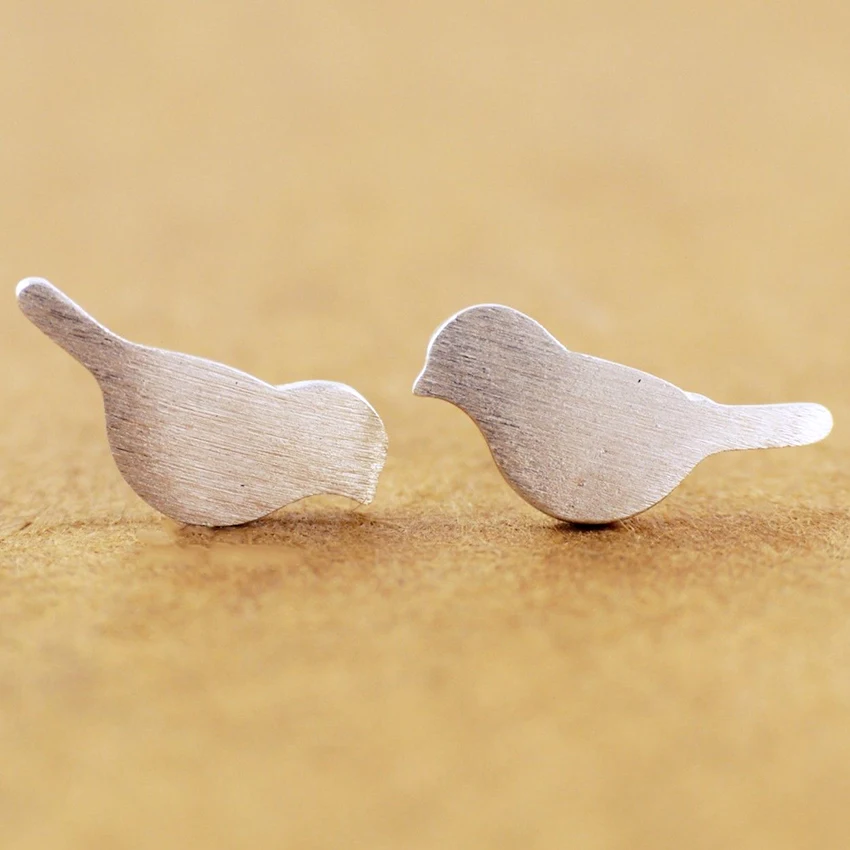 Прекрасная птица голубь мира животных Стад Серьги для девочки свадебные