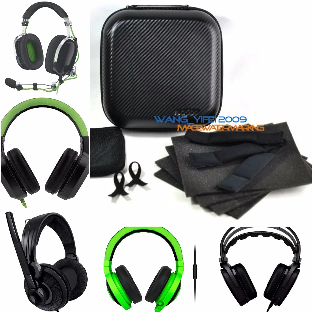 Жесткий чехол для хранения Сумка дорожная коробка для razer Kraken, mano-war, BlackShark, Megalodon, Tiamat, PC игровая гарнитура