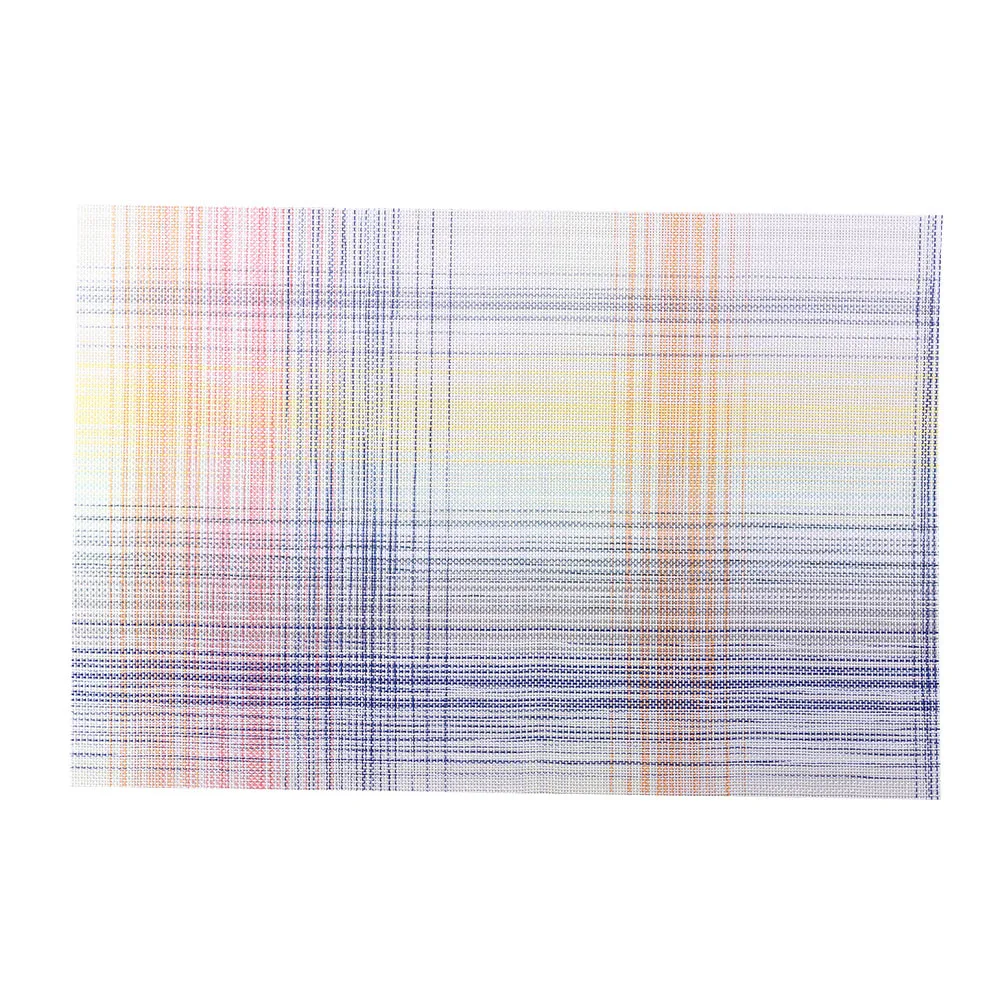 Модный шаблон Placemat совместимый Crossweave изоляционный моющийся коврик для стола индивидуализированный De Mesa коврик для обеденного стола