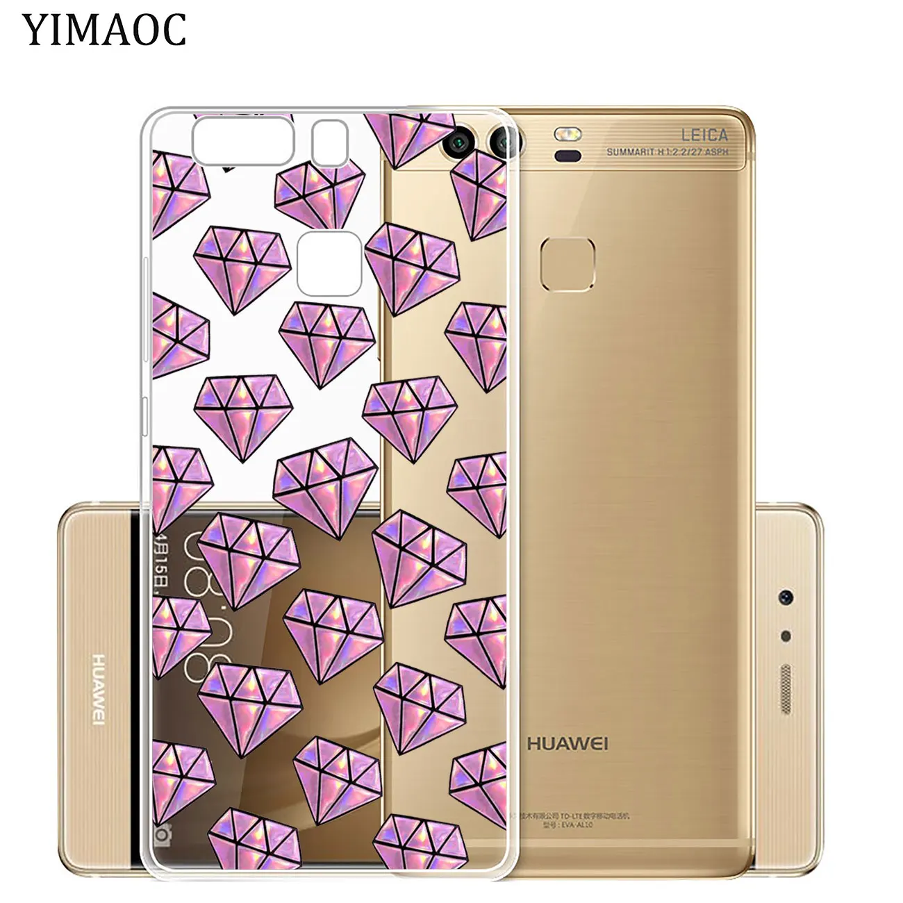 Мягкий силиконовый чехол для телефона YIMAOC с цветочным принтом и фруктовым
