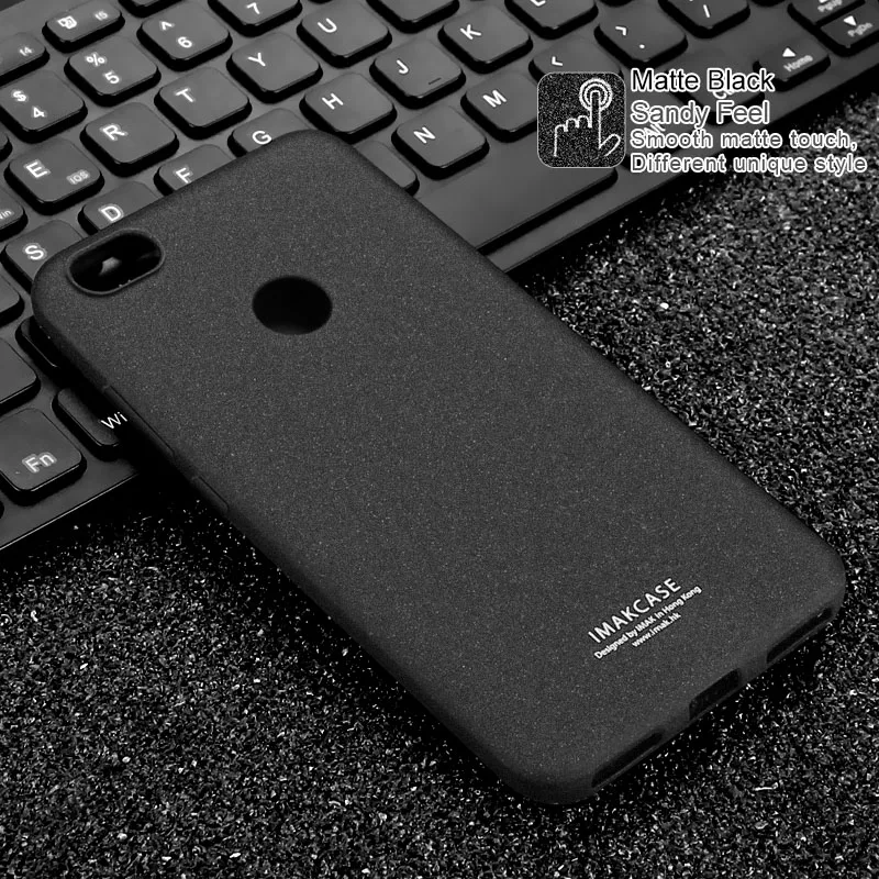Original Imak Cover for Xiaomi Redmi Note 5A Prime Pro 3GB Case Soft TPU Silicone Phone Y1 Back Shockproof |