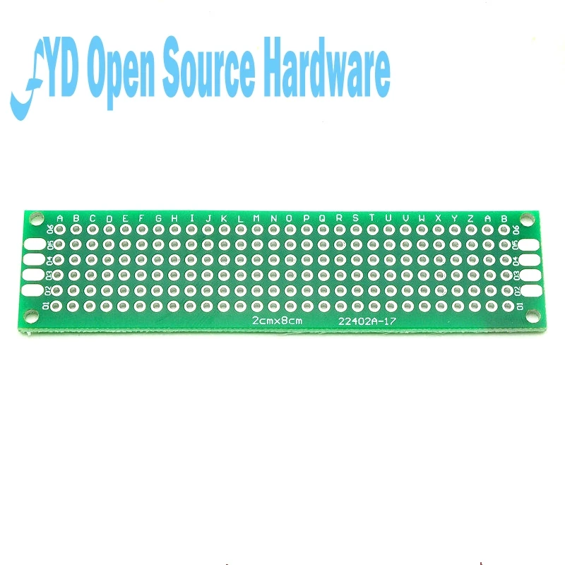 Двусторонний спрей Оловянная пластина 2X8CM Экспериментальная доска 1 6 мм Толстая