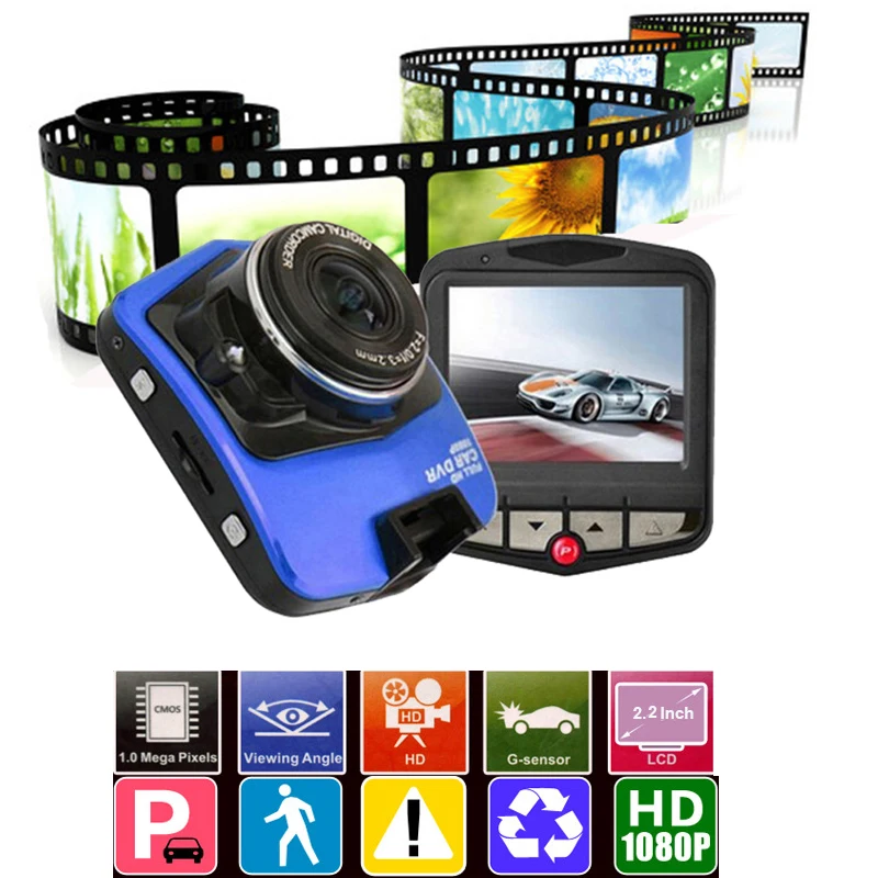 Новый миниатюрный Автомобильный видеорегистратор Full 1080P камера заднего вида