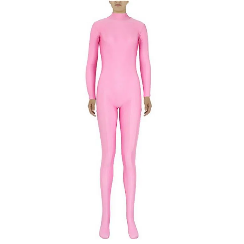 Pink Костюм для косплея для детей и взрослых; комбинезон; костюм из кожи зентай; облегающий костюм из лайкры; одежда для сцены; костюм на Хэллоуин; карнавальный костюм - Цвет: Pink