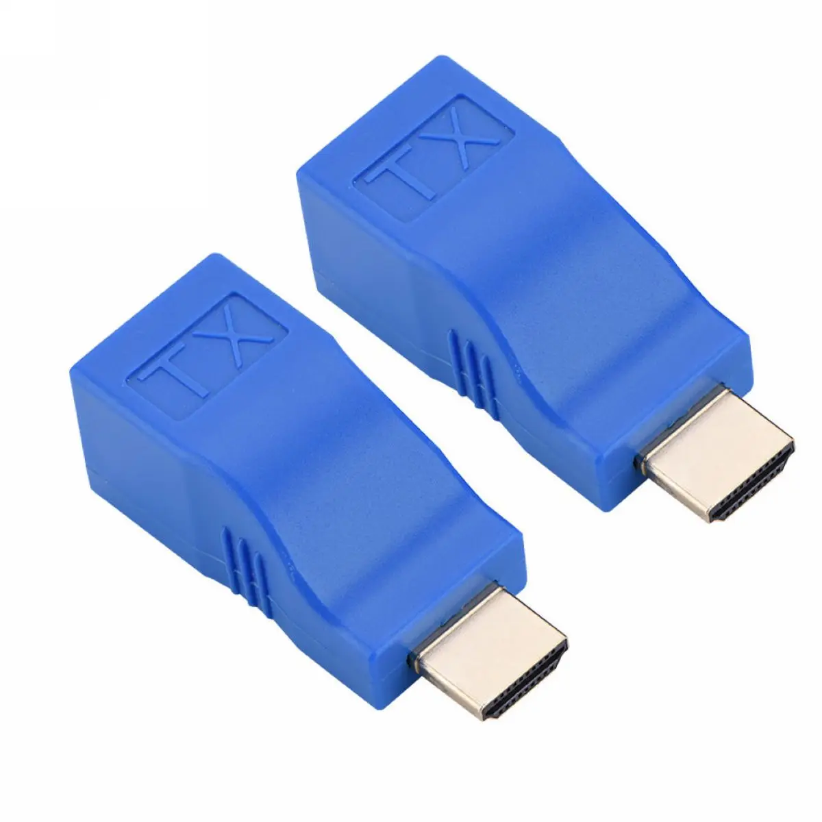 Новинка, 2 шт HDMI к RJ45 адаптеры, 1080 P, высокое качество, HDMI удлинитель к RJ45 через Cat 5e/6, сетевой адаптер, усилитель сигнала