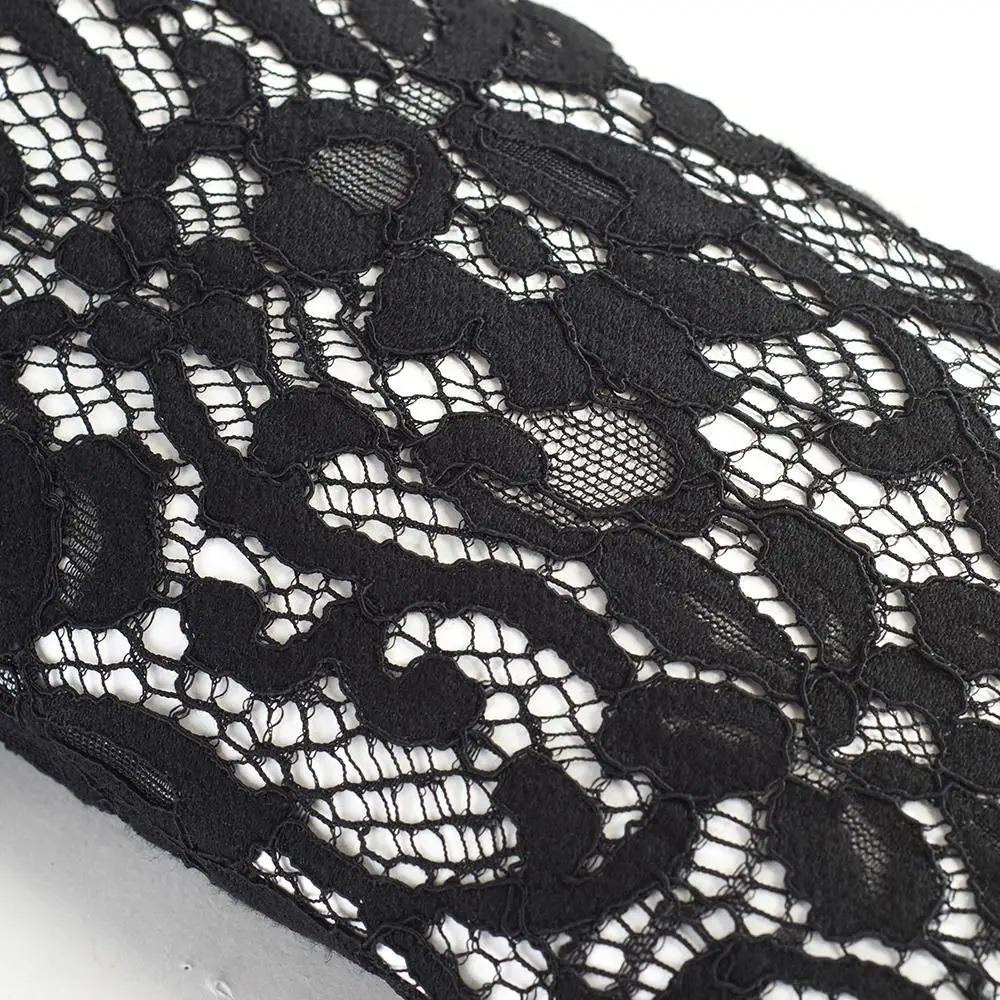 Платье Карандаш женское винтажное с кружевным рукавом в стиле пэчворк для работы