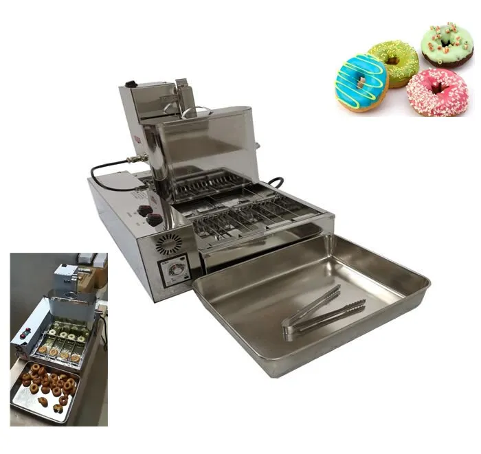 Четырехрядный мини пончик машина для коммерческого использования