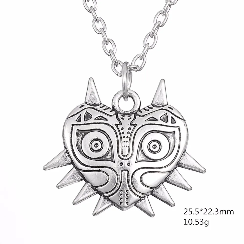 Teamer Antique Kawaii Goth Charm Talisman Animal ожерелье с подвеской-маской Wiccan Jewelry для женщин |