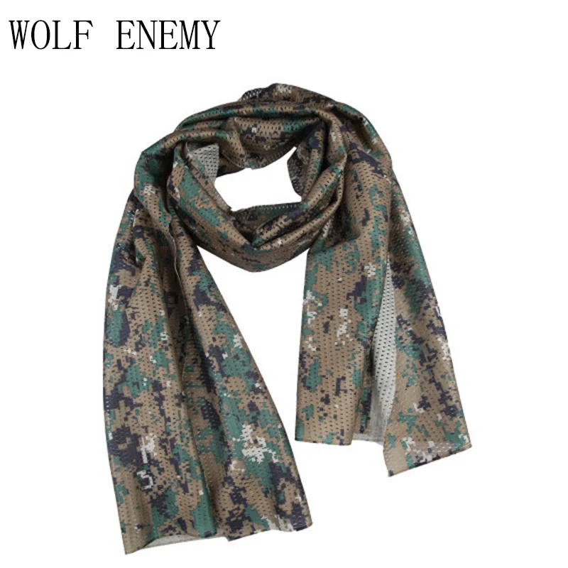 Тактический военный охотничий Камуфляжный сетчатый Стандартный головной шарф