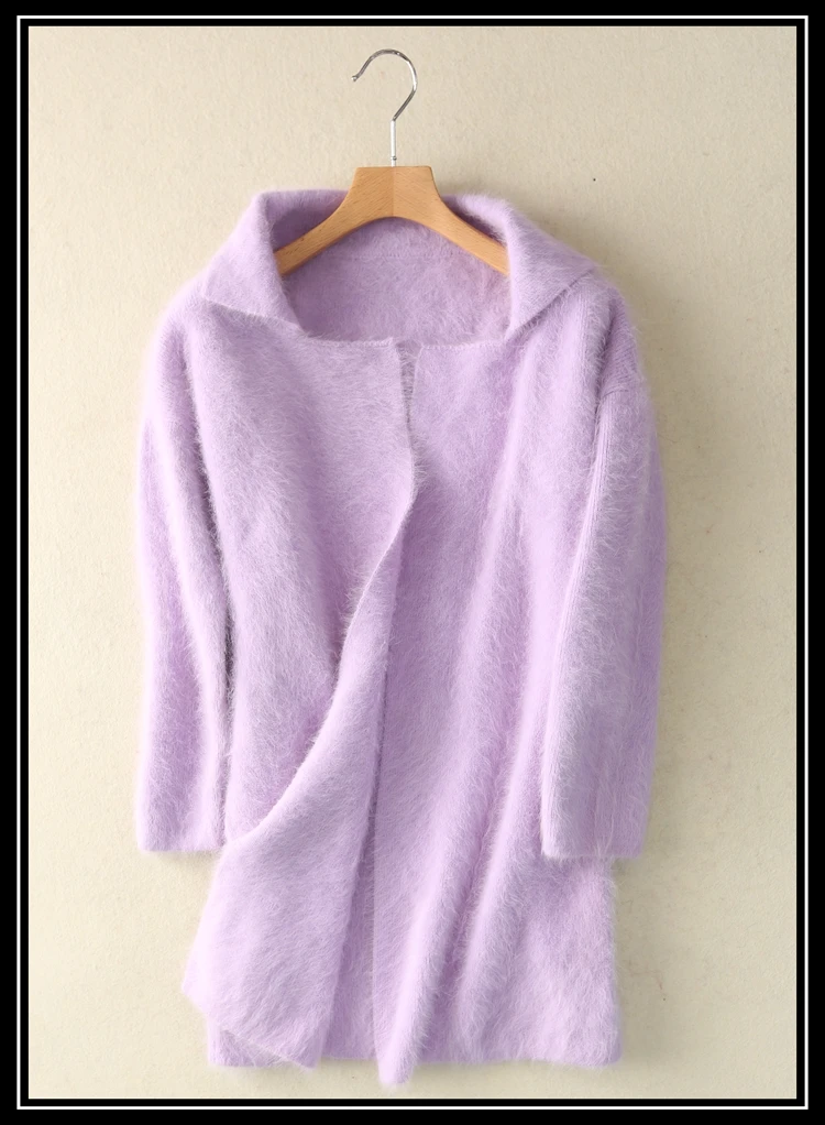 sweater women invierno winter clothes women natural mink cashmere cardigan pink cashmere spring autumn sweater wsr637