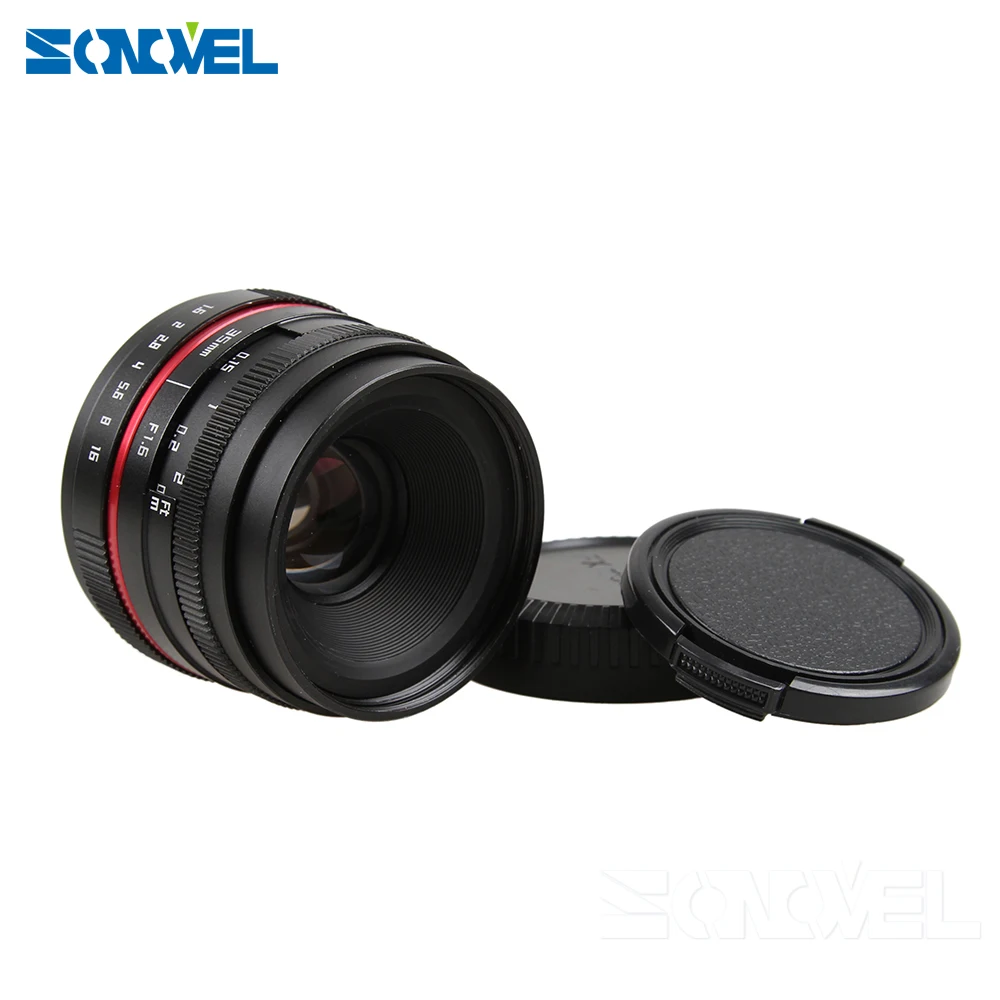Ручная широкоугольная линза 35 мм F1.6 для Sony E крепление с углом обзора поворота под