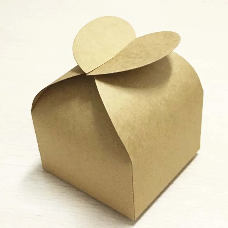 30 шт./лот черные упаковочные коробки из крафт бумаги для свадебной вечеринки