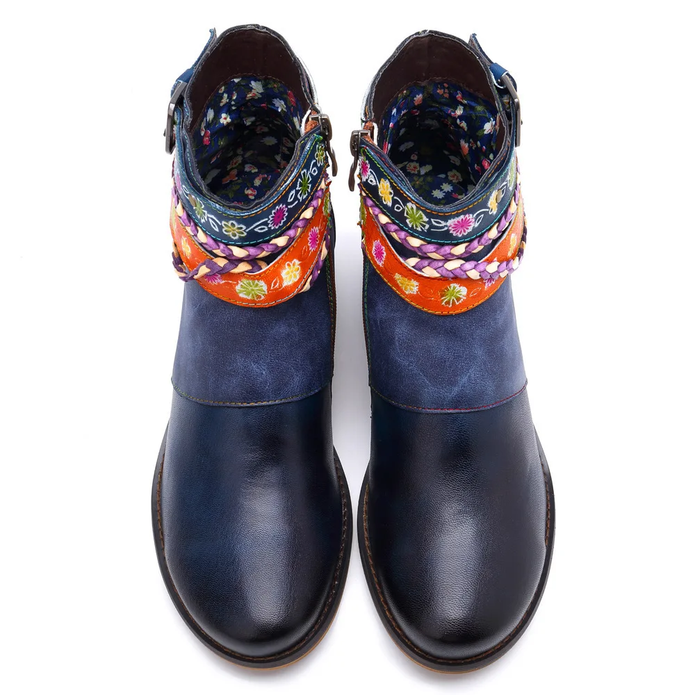 

Manual Genuine Leather Cowboy Comfortable Cowboy Belt Comfortable Ankle Boots