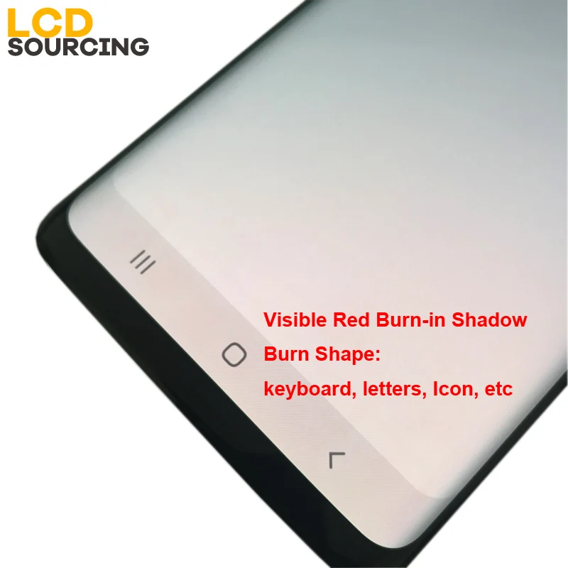 AMOLED Red Burn Shadow для Samsung Galaxy S9 ЖК-дисплей G960f PLUS дисплей G965 сенсорный экран дигитайзер