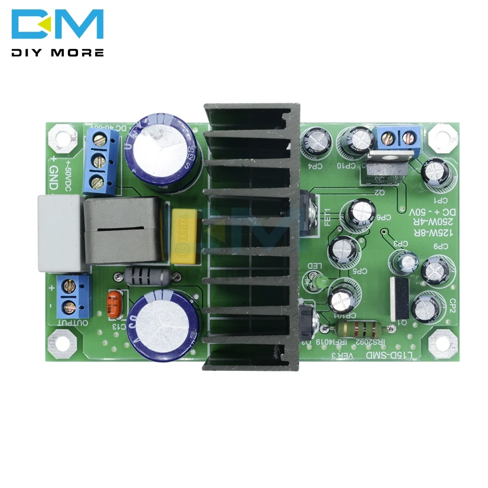 L15DSMD IRS2092S класс D высокая мощность 250 Вт моноканальный усилитель доска Собранный 7 Вт 30 Вт IRAUDAMP7S инструкция модуль