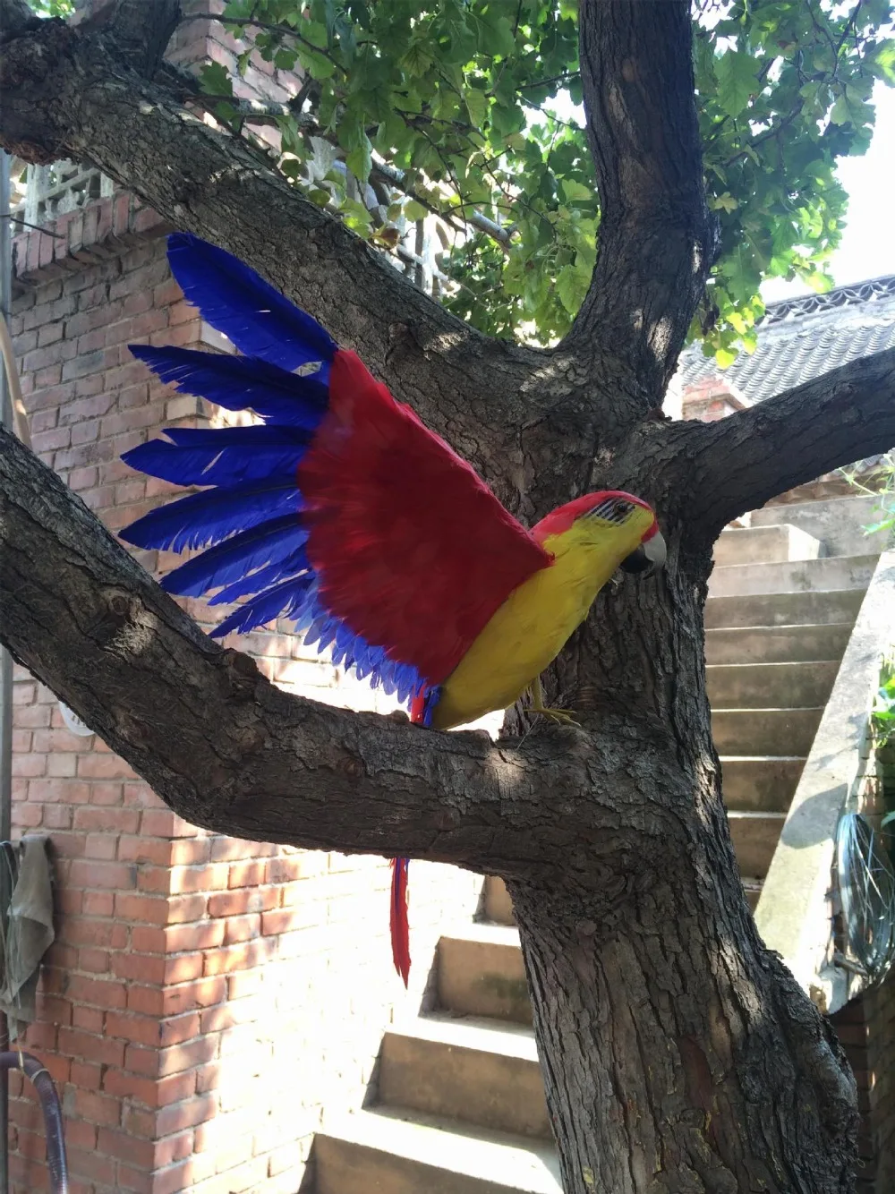 45x60cm coloured feathers parrot bird spreading wings model foam&feathers pastoral handicraft,home decoration gift a2003 simulation parrot large 40x48cm spreading wings feathers parrot toy model home decoration gift h1123