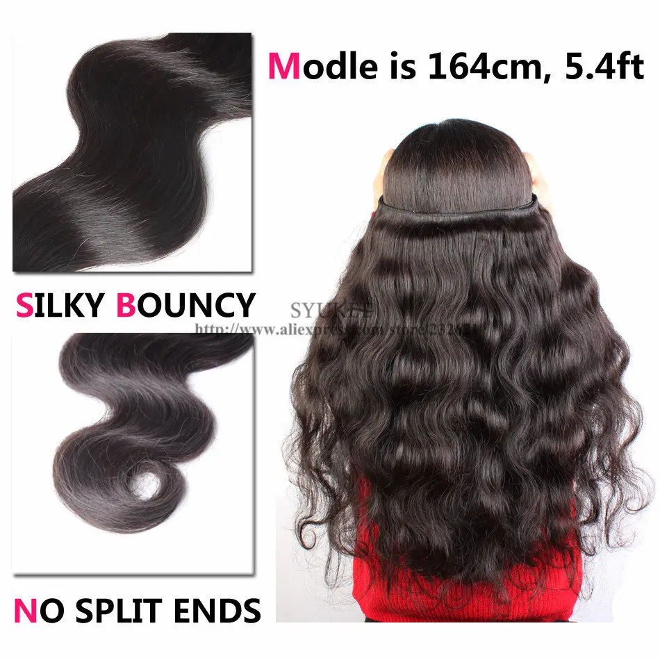 7А Перуанский Девы Волос Объемной Волны 1 Шт. Лот Человека Плетение волос