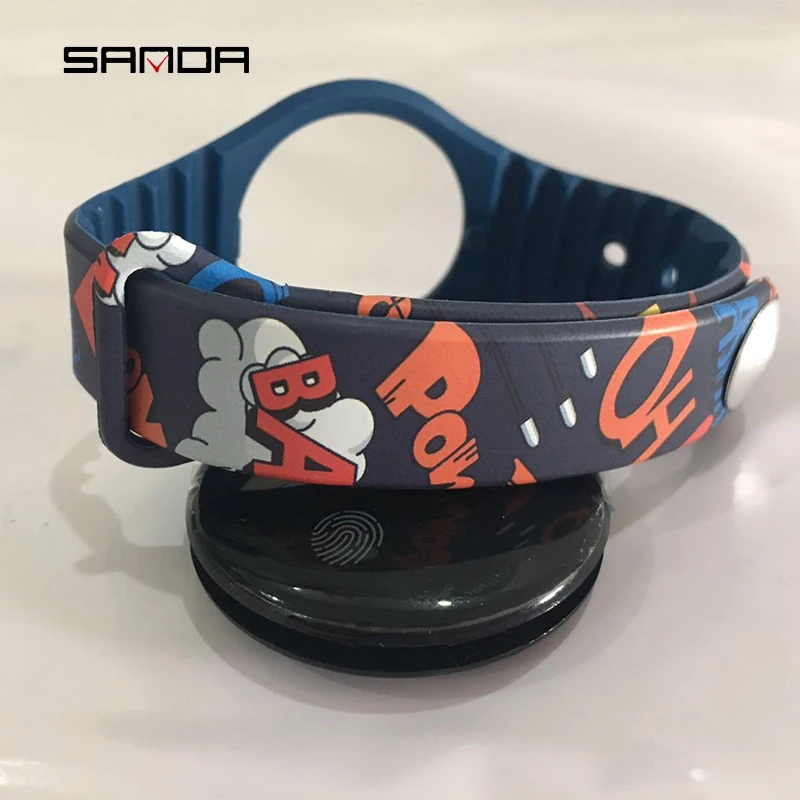 Дополнительные Ремешки для наручных часов SD01 SD02 Смарт часы Sanda силиконовый