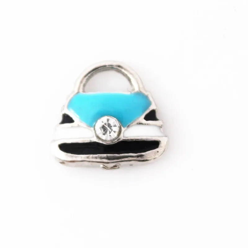 Новые смешанные женские сумки лак для ногтей эмалевые Плавающие Подвески