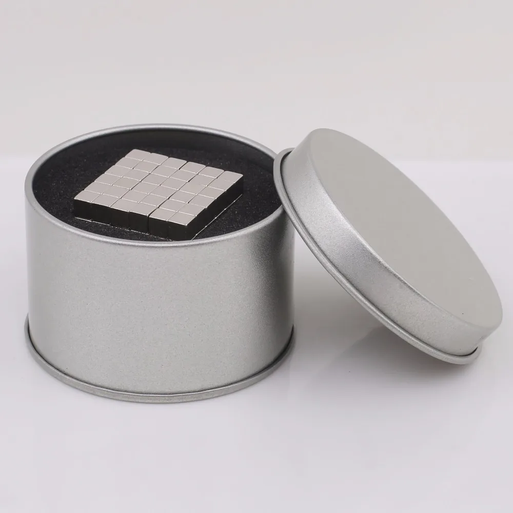 4MM square 216 шт. Neokubny Cube шарики Магнитный магический куб Баки головоломки Magcube блоки Неодимовый набор магнитов магнит обучающая игрушка - Цвет: 4MM square
