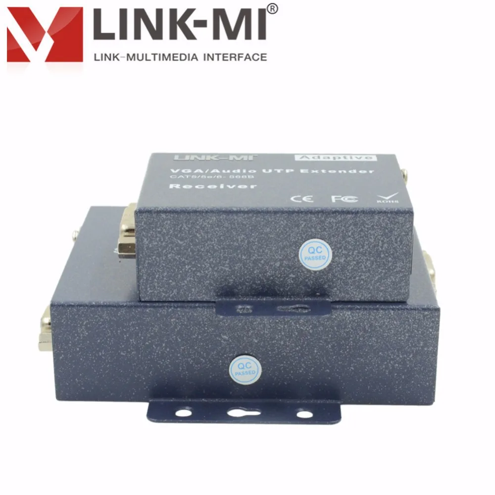 LINK MI LM 101TR аудио + VGA к UTP расширитель передатчик и приемник передают видео до 328ft/100
