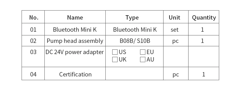 Kamoer 24 в автоматический водный перистальтический насос Bluetooth мини K контролируемый используется для растений и аквариума