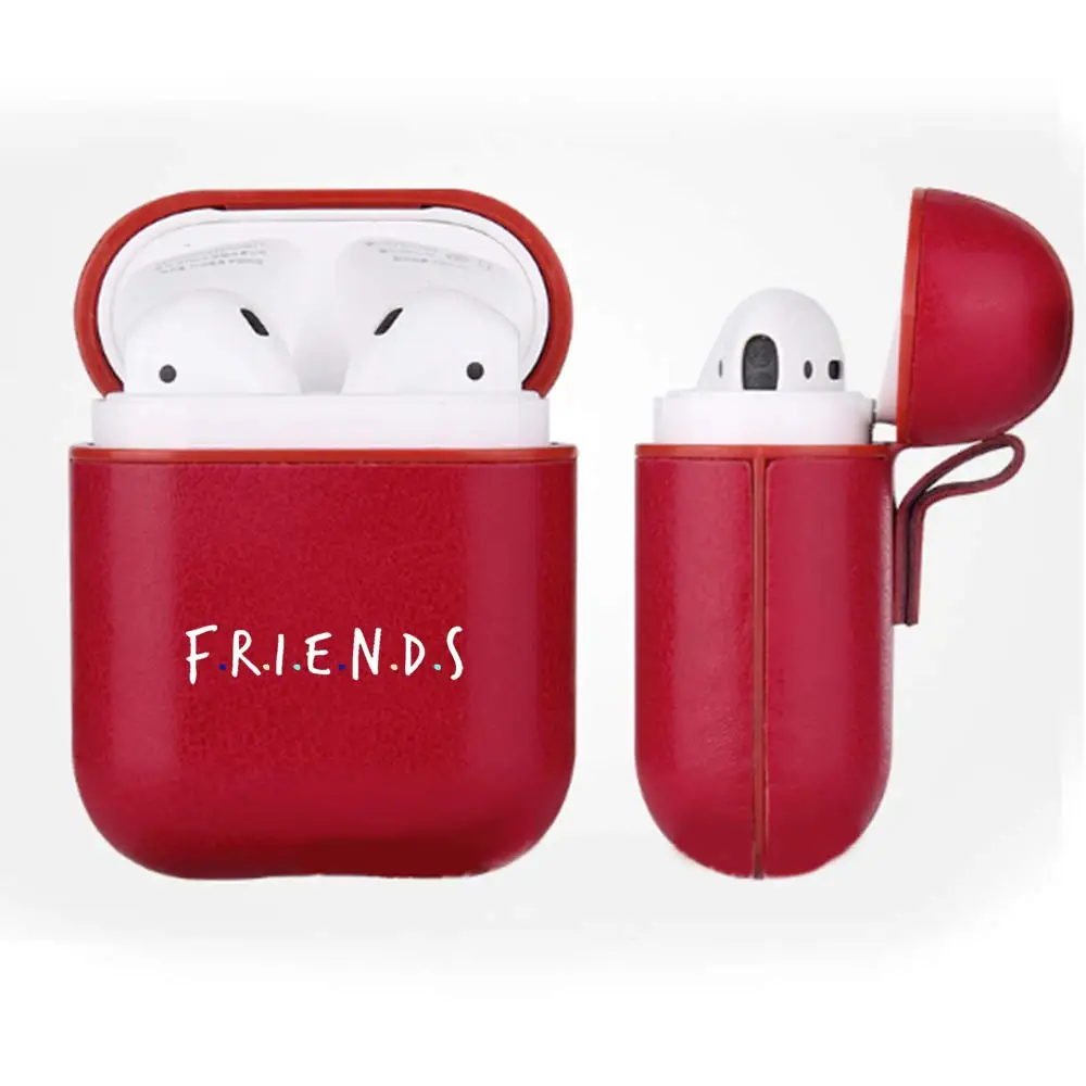 Горячие друзья ТВ мини Airpods чехол беспроводной Bluetooth полная защитная коробка для