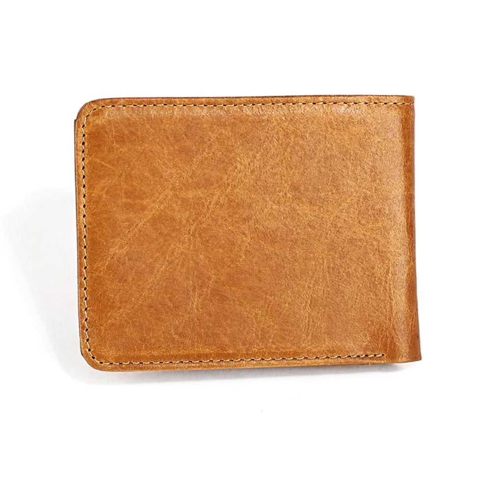 Новое поступление 2019 RFID Противоугонный маленький мужской кошелек постмодерн