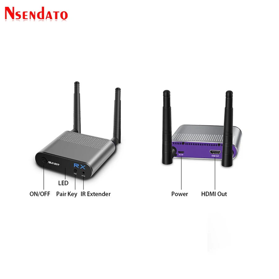 Measy Air Mini 200 м/656фт 2,4 ГГц/5 ГГц Беспроводной Wi-Fi HDMI Аудио Видео удлинитель передатчик Отправитель приемник комплект с ИК-петлей
