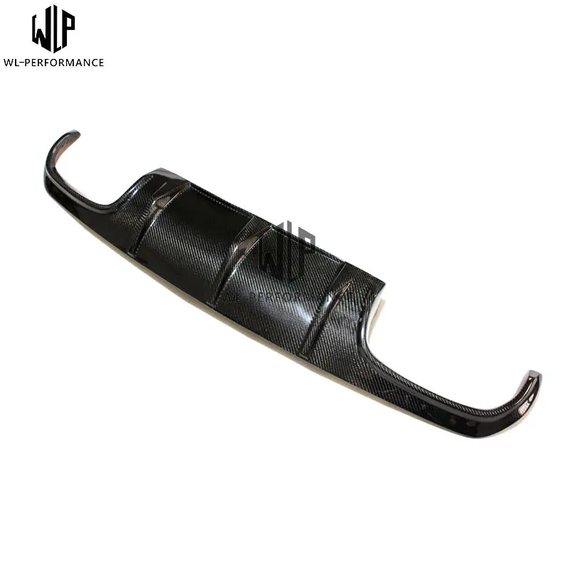 CLk карбоновое волокно AMG задний бампер для губ диффузный спойлер кузова Mercedes Benz W209