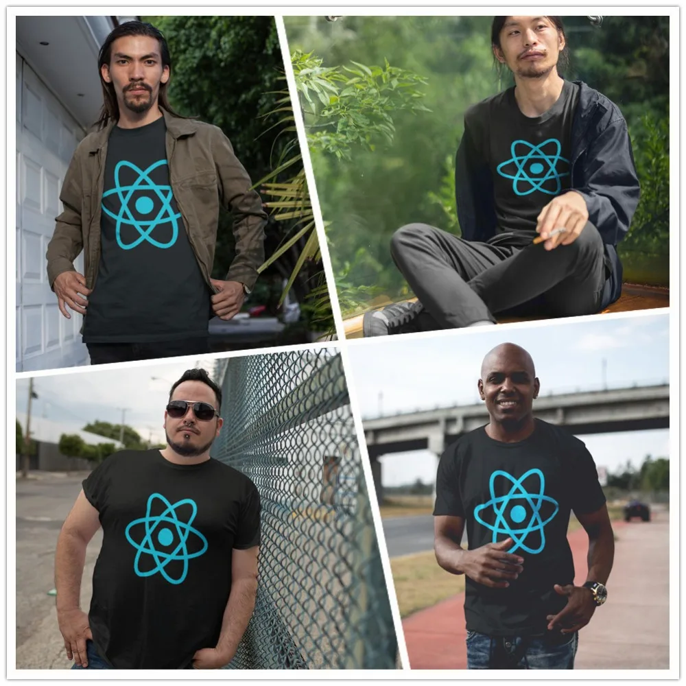 Футболка Javascript, футболка с мультипликационным принтом, мужская повседневная футболка, летняя мужская футболка с коротким рукавом из хлопка, забавная футболка