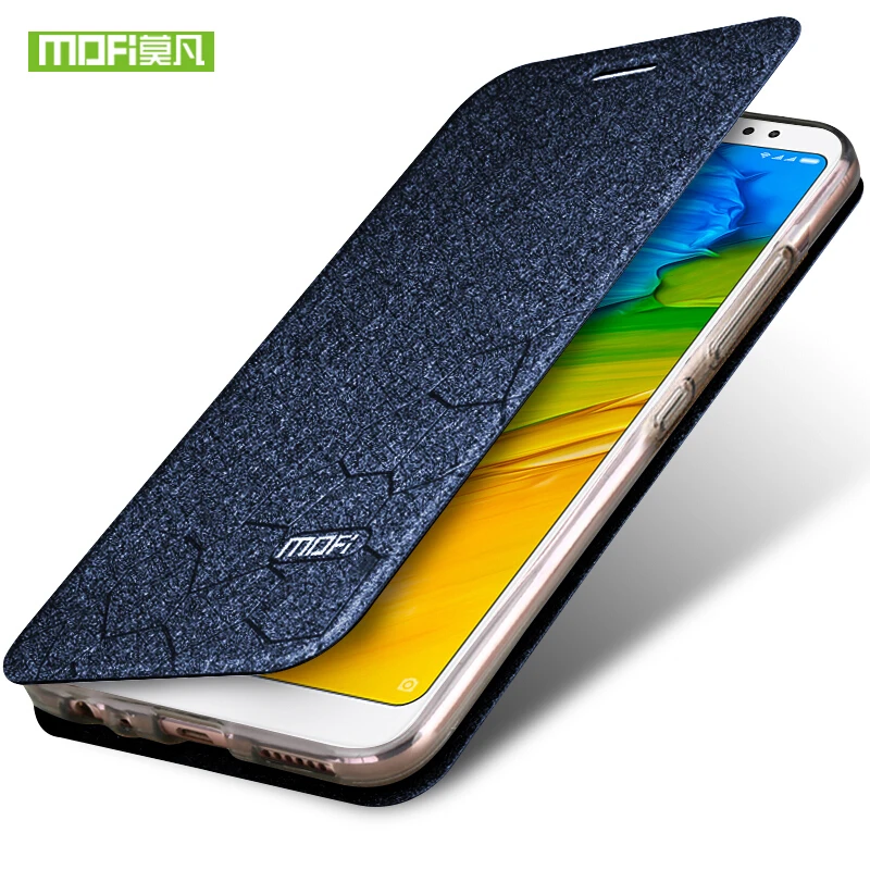 Для Xiaomi redmi note 5 pro чехол Роскошный силиконовый Флип кожаный MOFI чехол для Xiaomi redmi note 5 чехол металлический foundas