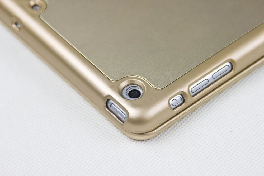 Witsp@ d роскошный Bluetooth чехол для клавиатуры для iPad Air 2, беспроводная клавиатура для нового iPad, светодиодный подсветка+ алюминиевый корпус