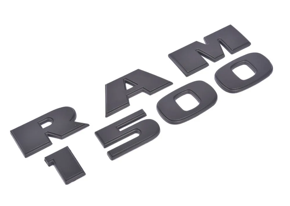 3x OEM ram 1500 plus 4x4 значок с эмблемой 3D эмблема наклейка именная табличка черный
