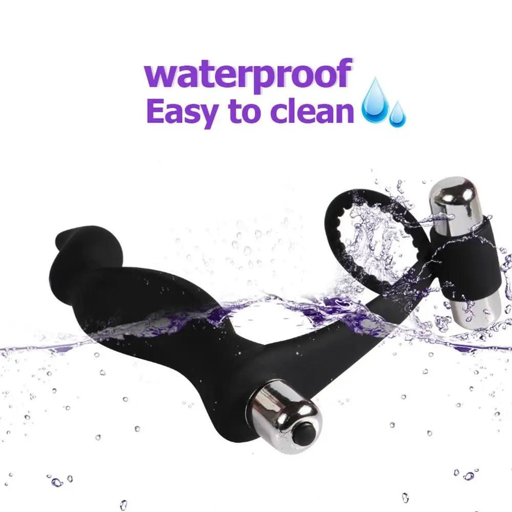 Анальный вибратор двойное проникновение strapon анальные шарики Анальная пробка