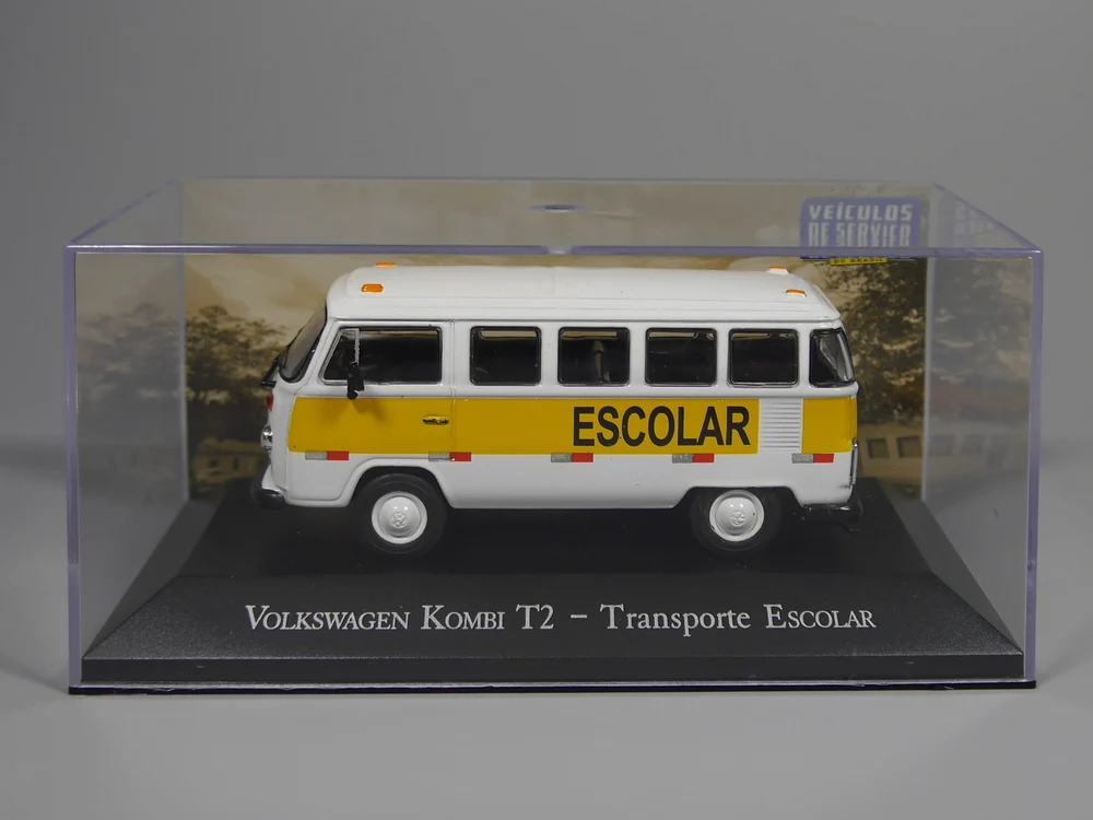 Авто ИНН ixo 1:43 Volkswagen Kombi T2 школьные подставки литая модель автомобиля|ixo 1:43|diecast model