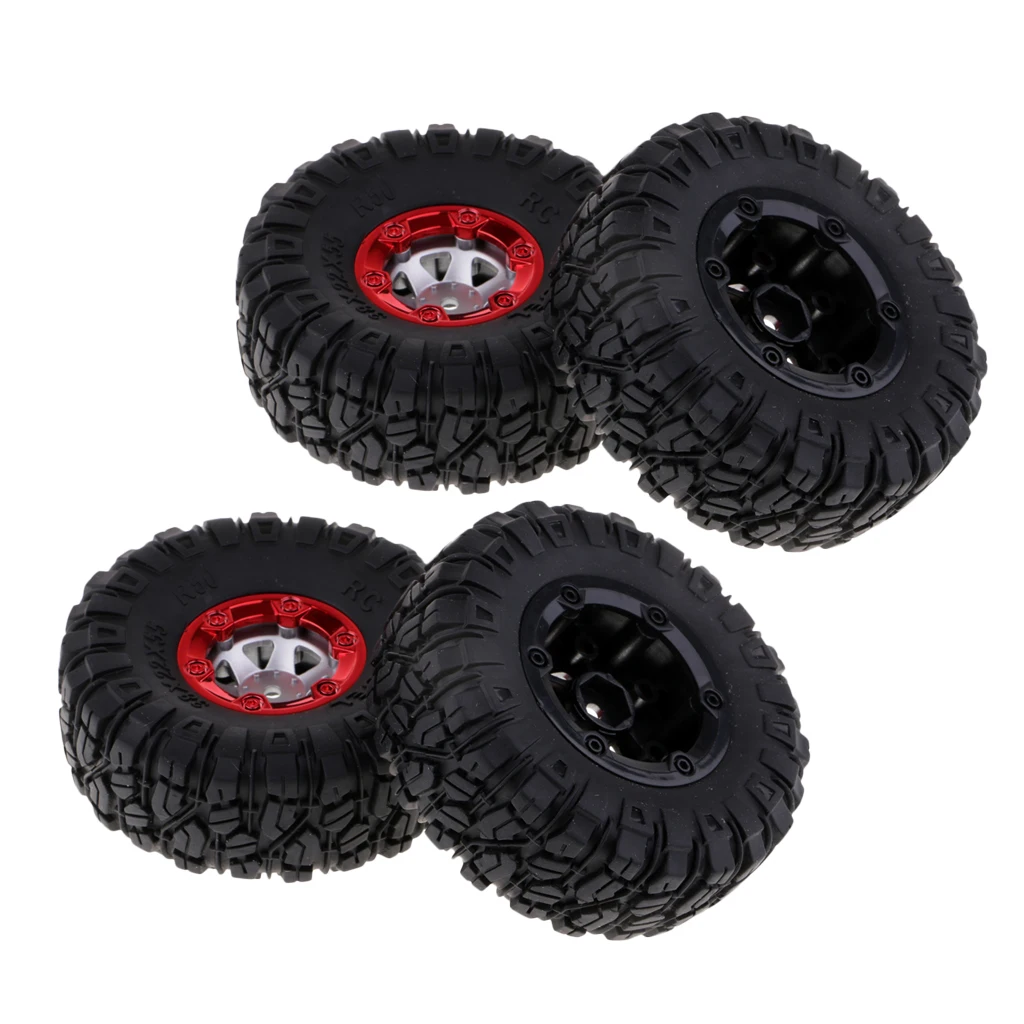 MagiDeal 1:12 RC грузовик Crawlers 100 мм резиновые шины с шестигранным колесом 4x для Wltoys 12428