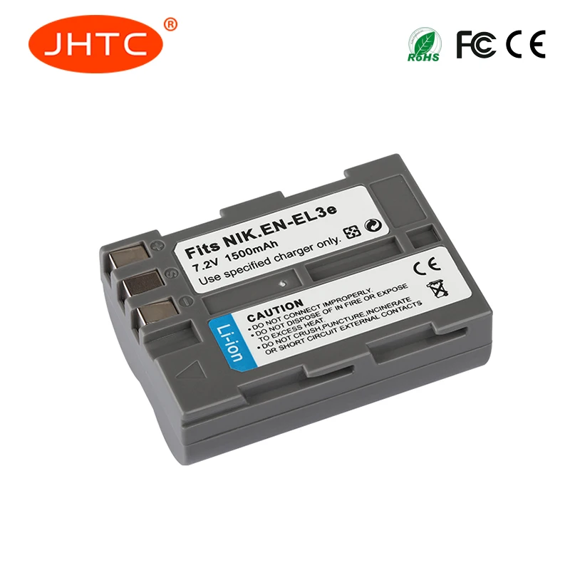 Аккумулятор для фотоаппарата 1500 мАч Nikon ENEL3e EN EL3e D30 D50 D70 D90 D70S D300|battery for nikon|camera batteryen