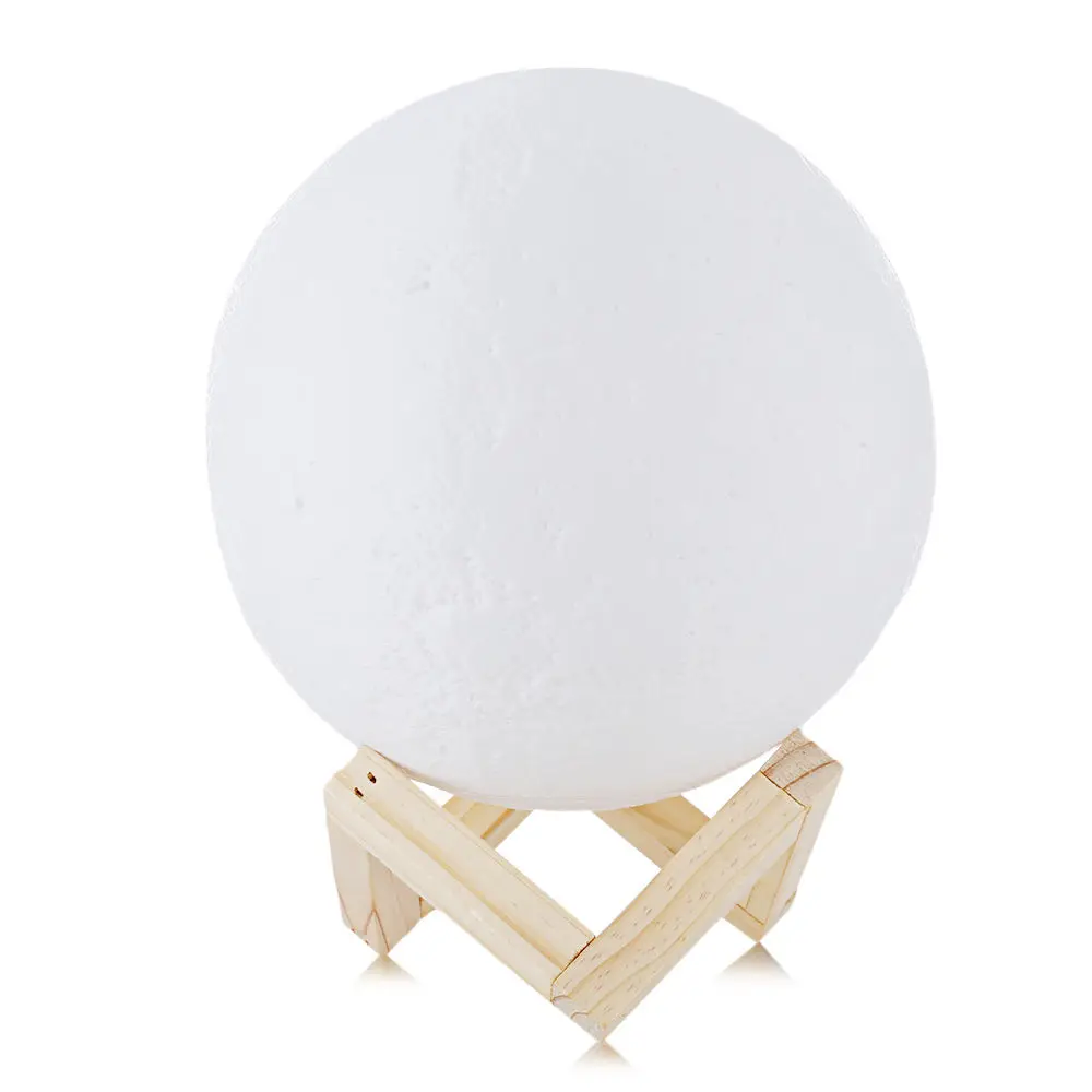 3D Moon Lamp with Touch Control Printing LED Night Light Two Color Adjustable Brightness&USB Recharge nightlight Home Dec | Освещение