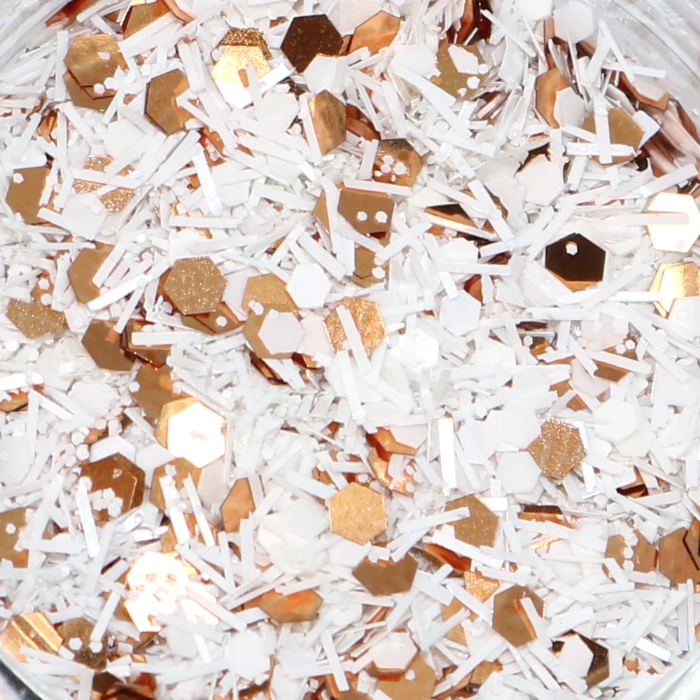 Украшения для ногтей в виде снежинок разноцветные Блестки полоску цвета