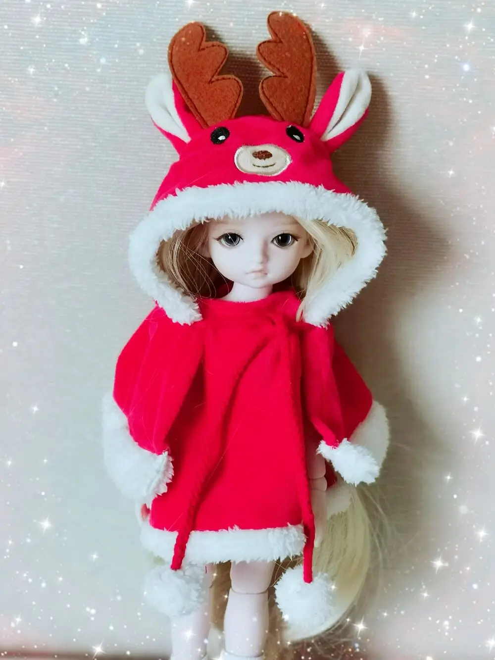 Новые куклы BJD для девочек на Рождество пластиковые 30 см Распродажа с платьем
