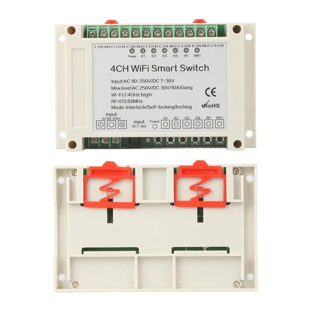 AC DC Wifi переключатель умный дом автоматизация 4 банды приложение дистанционное
