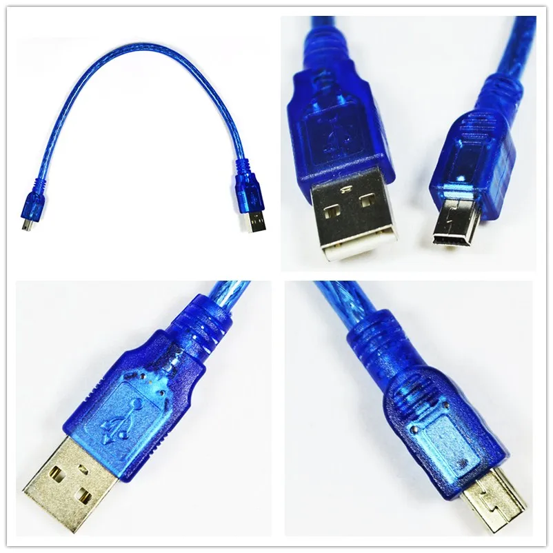 1 шт. кабель для зарядки и передачи данных USB 2 0 A 5 Pin 30 см|Компьютерные кабели